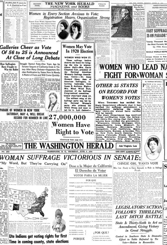 EVELYN: SUFFRAGIST NEWSPRINT DRESS