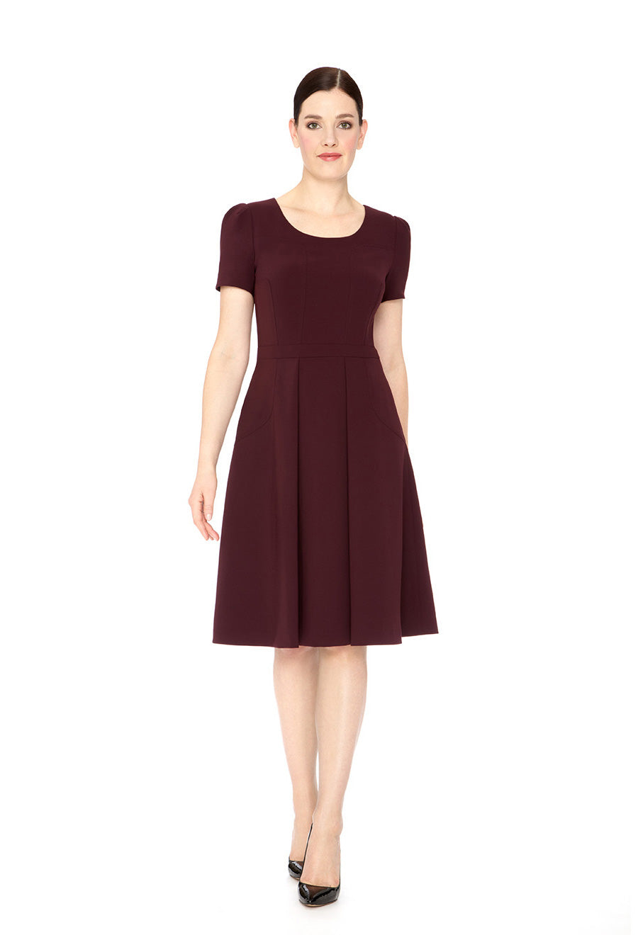 SONJA A-LINE TEA-LENGTH SHAPEWEAR DRESS GRAVITAS SONJA A-LINE TEA-LENGTH SHAPEWEAR DRESS GRAVITAS