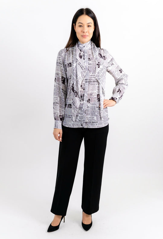 MARVEL BOW BLOUSE