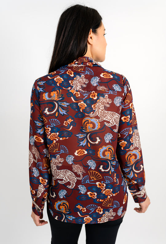 BA TRIEU CONVERTIBLE BLOUSE
