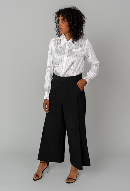 CORAZON BUTTON-DOWN BLOUSE
