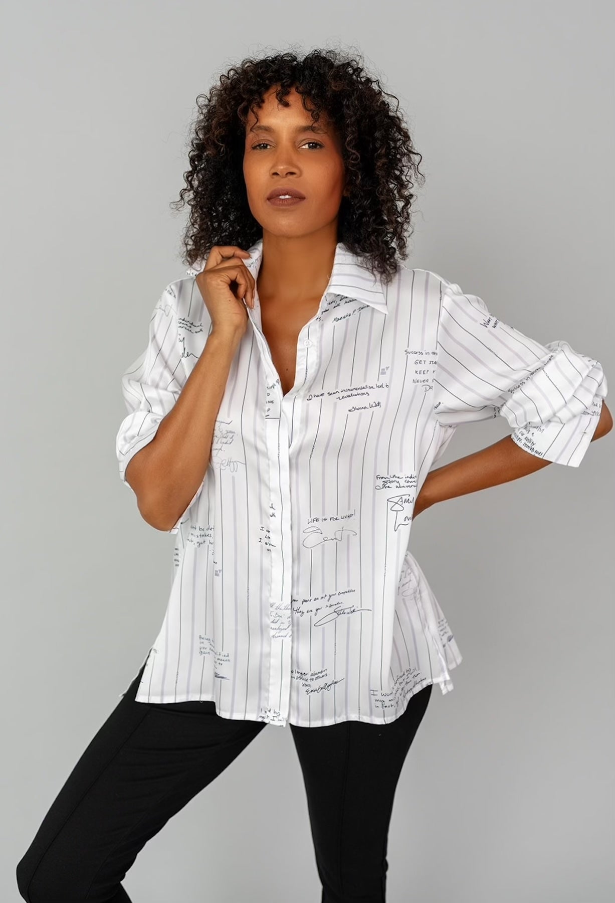 Kamala Oversized Button Down Visionary