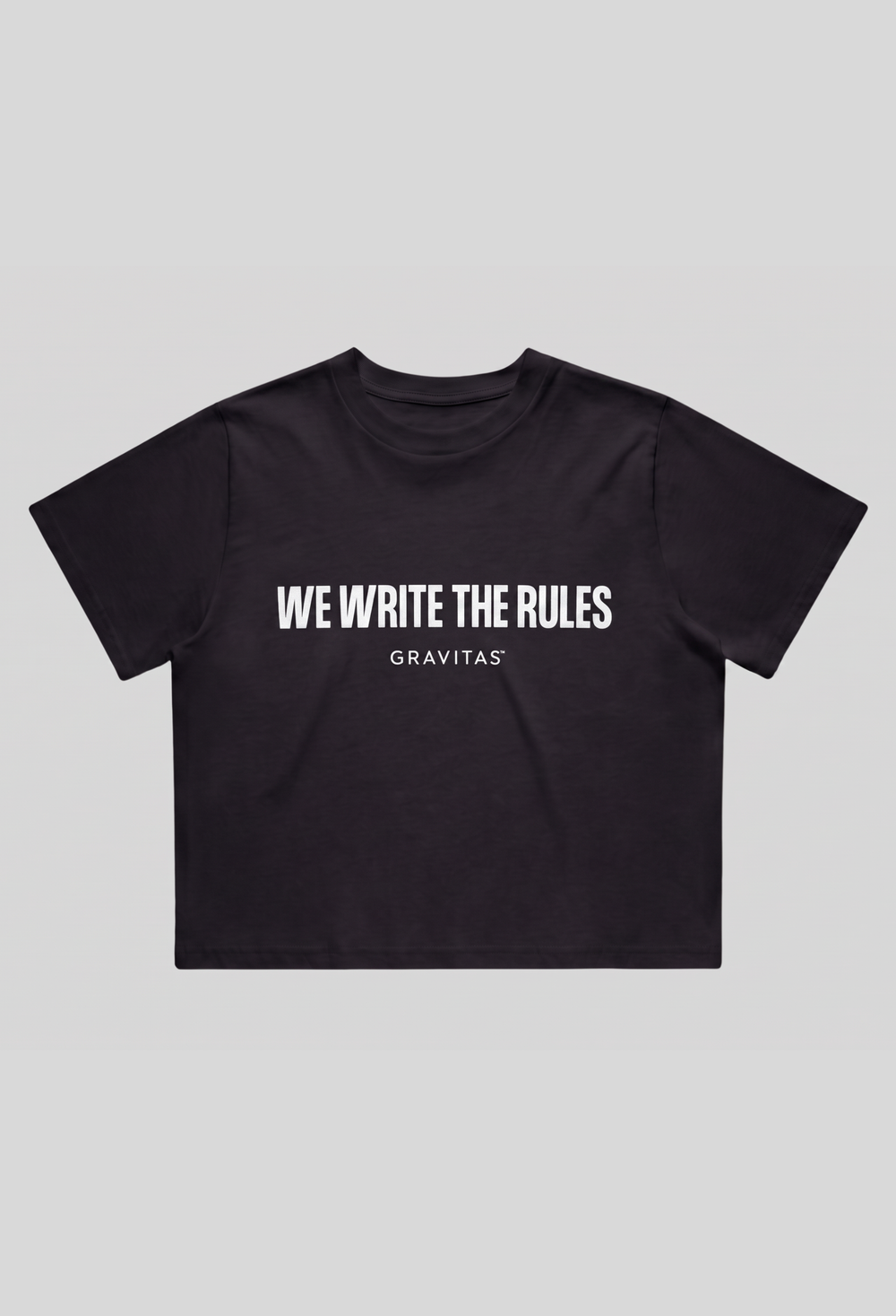 THE RULES CROPPED TEE