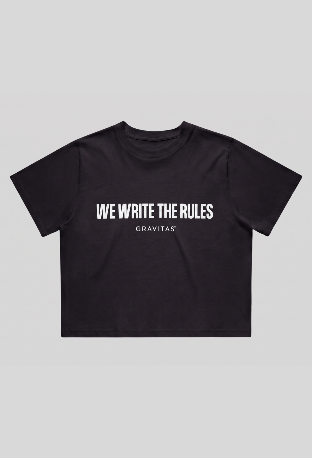 THE RULES CROPPED TEE