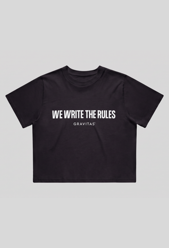 THE RULES CROPPED TEE