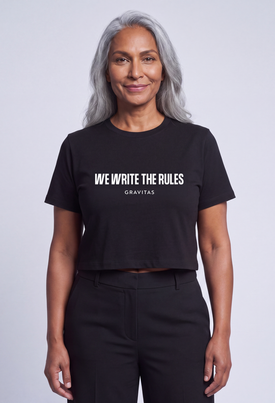 THE RULES CROPPED TEE