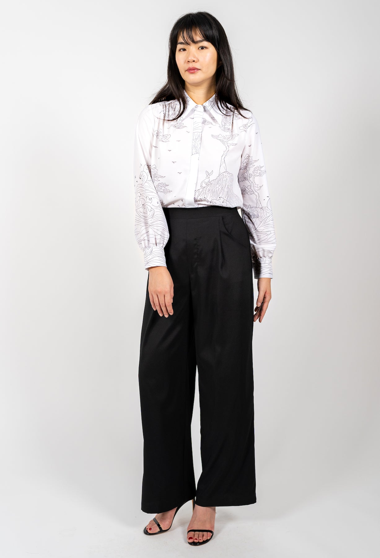 ☆meru出品 gypsohila Classy Wide Pants Women's Wide Leg Pants | Mustard Gold Yellow Pant | Edgy
