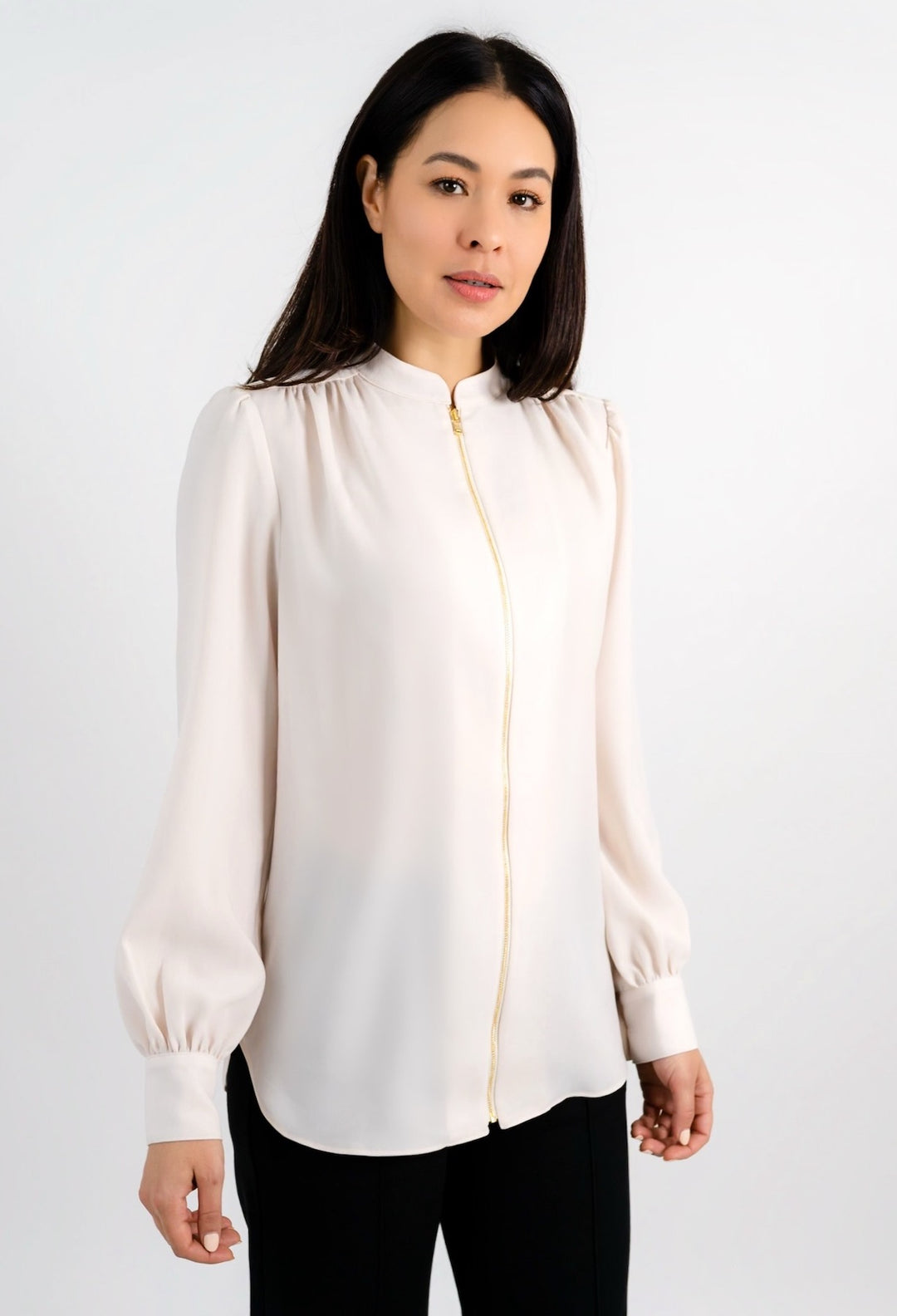 SOJOURNER ZIP BLOUSE