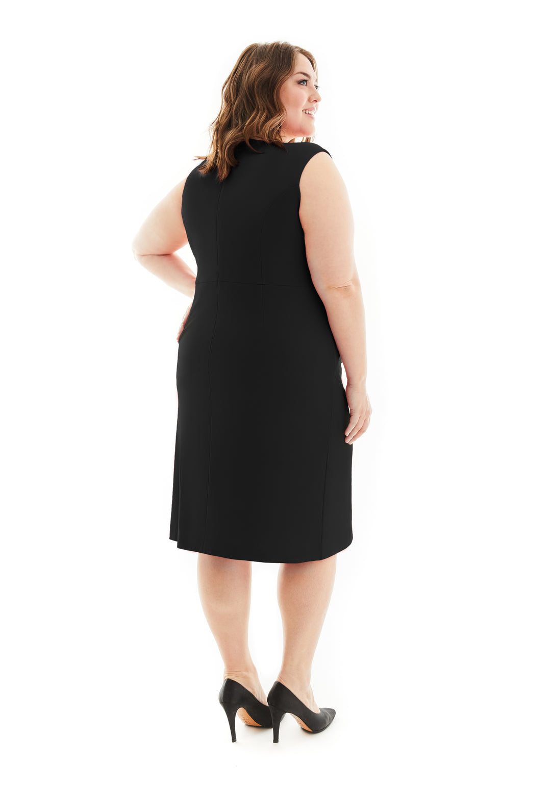 LUCILLE WRINKLE FREE PLUS SIZE LBD SHAPEWEAR DRESS – GRAVITAS LUCILLE WRINKLE FREE PLUS SIZE LBD SHAPEWEAR DRESS – GRAVITAS