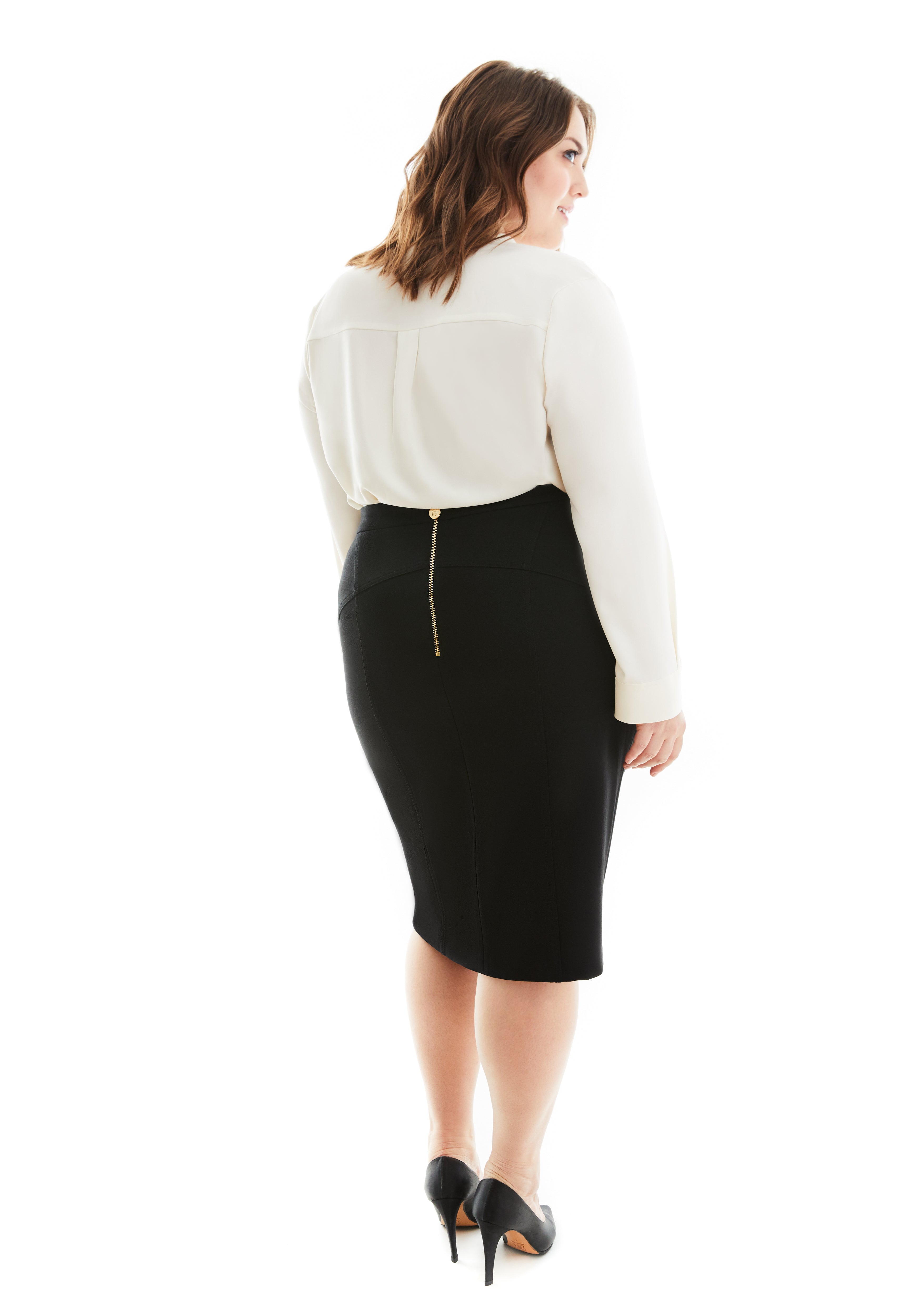 Gravitas Women s Rosalind Hem Up Perfect Pencil Skirt Navy Size 0