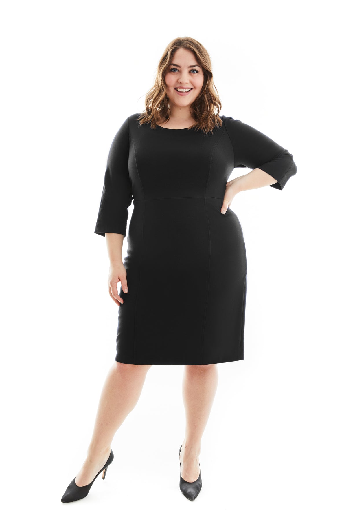 AMELIA LBD Shapewear DRESS 16 / Navy / Original Shapewear