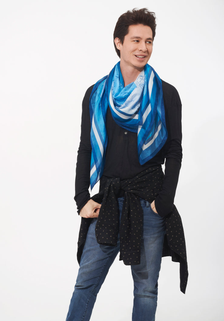 The Mosaic Scarf: Spiral