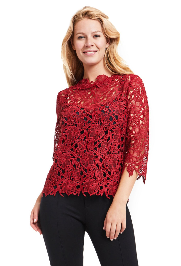 JANE LACE CONFIDENCE BLOUSE