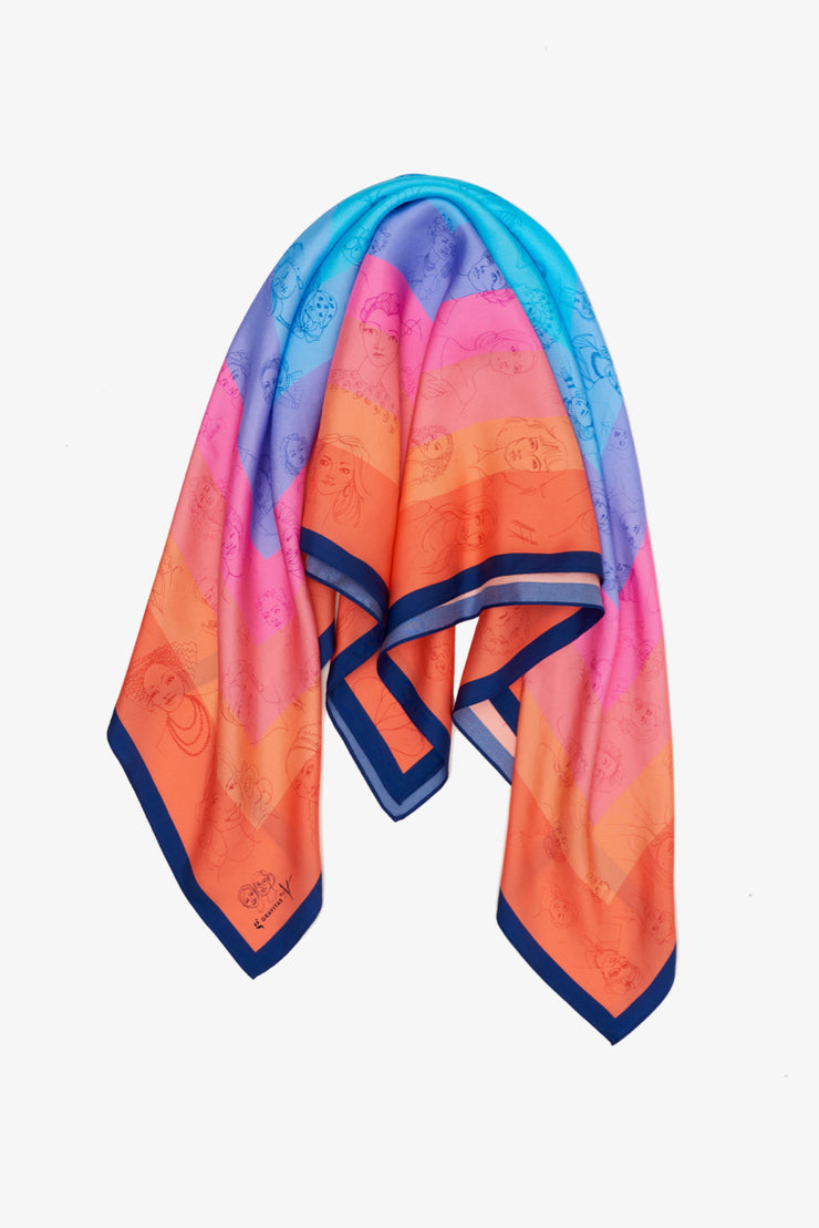 The Mosaic Scarf: Ombre
